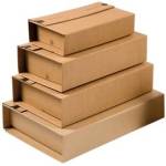 Scatola postale CP 020 - fustellata - formato A5+ - 25,1 x 16,5 x 6 cm - cartone microonda - avana - conf. 20 pezzi - Colompac - CP20.04 - 4033657030409 - DMwebShop