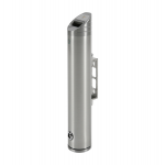 Portacenere murale - per esterno - Ø 10 cm - altezza 48 cm - inox - Studio T - 1609004 - 8595578321296 - DMwebShop