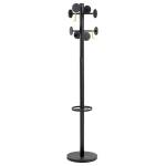 Appendiabiti Stand3 - 8 posti - 175 x 37 cm - nero - Alba - PMSTAN3-N - 3129710011407 - DMwebShop