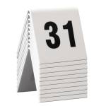 Numeri per tavoli - set da 31 a 40 - Securit - TN-31-40-WT - 8718226498144 - DMwebShop