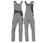 Salopette da lavoro Mach 2 - tela-poliestere-cotone - taglia XL - grigio chiaro-grigio scuro - Deltaplus - MCSA2GRXG - 3295249231309 - DMwebShop