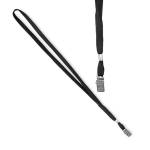 Cordoncino per portabadge 49 x 1 cm nero - 9566