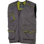 Gilet da lavoro PanostyleR M6GIL sargia poliestere cotone taglia L grigio verde - 11151