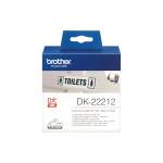 Nastro adesivo in pellicola nero bianco 62mm x 15,24mt DK - 22212,10783