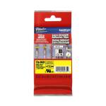 Nastro con adesivo resistente nero giallo 12 mm x 8mt - 10833