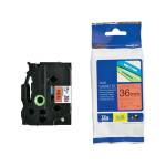 Nastro nero rosso 36 mm x 8mt - 10808