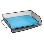 Portacorrispondenza Mesh 35 x 6,5 x 29 cm rete metallica nero - 9177