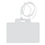 Portanome Pass 3EC con cordoncino trasparente 9,5 x 6 cm PVC - 9560