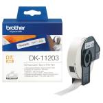 Rotolo 300 Etichette adesive 17 x 87mm nero bianco - 10793