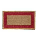 Zerbino Cocco 45 x 80 cm fondo in vinile rosso - 11420