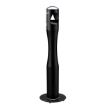 Posacenere da terra - a colonna - Ø 13 cm - H 101 cm - base 29 cm - inox - nero - Medial International - 108006 - 8033433773335 - DMwebShop