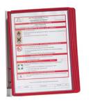 Leggio da parete Vario Wall 5 - 5 pannelli Sherpa inclusi - rosso - Durable - 5551-03 - 4005546506487 - DMwebShop