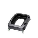 Carrello a 4 ruote per contenitore Office 32,5x47x15 cm nero - 12858