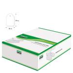 Etichette con filo 18 x 29 mm bianco - 12193