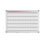 Planner magnetico annuale 90 x 60 cm silver - 12272