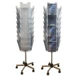 Portariviste girevole da terra Carousel Stacker 24 vaschette A4 - 12309