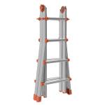 Scala telescopica Squadra 8,8 gradini alluminio - 13157