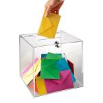 Teca con serratura Mr Acrylic 25 x 25 x 25 cm trasparente - 12070