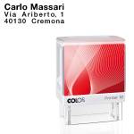 Timbro Printer 10 autoinchiostrante 10x27 mm 3 righe - 13037