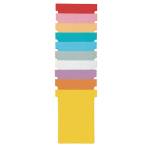 Schede a T indice 1 bianche per Professional Planner conf. 100 pezzi - 2001002 - 5016812388989 - DMwebShop