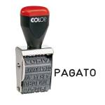 Timbro 04000/W Polinomio - 12 diciture 4 mm - Colop - 04000WBLS - 9004362302490 - DMwebShop