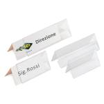 Portanome da tavolo Prisma - 30 x 5 cm - conf. 5 pezzi - Sei Rota - 318070 - 8004972001296 - DMwebShop