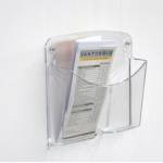 Portariviste da parete Ice - 2 tasche 1/3 A4 - set 2 pezzi - Tecnostyl - IC002 - 8010026003727 - DMwebShop