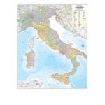 Carta geografica Italia amministrativa e stradale - murale - 97 x 122 cm - Belletti - M08PL/07 - 9788881465323 - DMwebShop