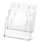 Portadepliant componibile - da banco e parete - 2 tasche A4 - conf. 2 pezzi - Lebez - 5027 - 8007509050279 - DMwebShop