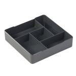 Organizer da tavolo Coffee Point - 4,8 x 21 x 21 cm - ABS - grigio carbone - Durable - 3386-58 - 4005546978680 - DMwebShop