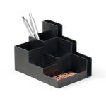 Portaoggetti da scrivania Optimo - 16,2 x 11,8 x 11 cm - nero - Durable - 1701588058 - 4005546108131 - DMwebShop
