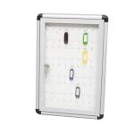 Bacheca murale portachiavi 30 x 45 cm 45 posti chiave - 16535