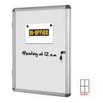 Bacheca per interni fondo bianco magnetico 4 fogli A4 verticale - 16320