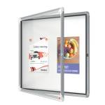 Bacheca per interni fondo magnetico bianco 6 fogli A4 orizzontale - 16460