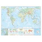 Carta geografica Mondo scolastica murale - 13611