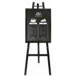 Cavalletto in legno nero altezza 165 cm - 13475