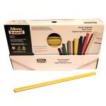 Dorsetti tondi per rilegatura 8 mm giallo scatola 50 pezzi - 15266