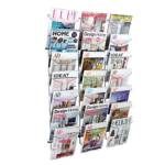 Espositore da parete metallo 21 tasche - A4,13454