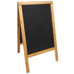 Lavagna Sandwich cavalletto Teak 69 x 125 cm - 13471