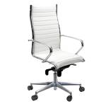 Poltrona direzionale Pollux new PNP con braccioli inclusi bianco - 17411