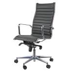 Poltrona direzionale Pollux new PNP con braccioli inclusi nero - 17405