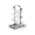 Portatimbri Fishbone 6 piu 6 posti silver - 16162