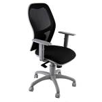 Seduta operativa Hubble Grafix con braccioli regolabili nero grigio - 17398