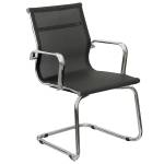 Seduta visitatore Pollux space PXV con braccioli inclusi nero - 17390