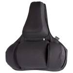 Supporto lombare ergonomico 38x37x5 cm nero - 17423
