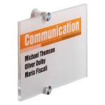 Targa per porte pareti Crystal Sign 21 x 14,8 cm - 13584