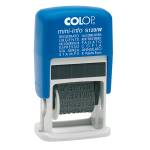 Timbro Mini Info S120 W Polinomio 12 diciture 4 mm autoinchiostrante - 13757