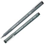 Pennarello Pigment Liner 308 - nero - 0,8 mm - conf. 10 pezzi - Staedtler - 308 08-9 - 4007817327104 - DMwebShop