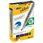 Marcatori Whiteboard Marker Velleda 1701 Recycled - punta tonda - 1,5 mm - astuccio 4 colori - Bic - 904941 - 3086120017040 - DMwebShop