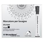 Marcatore per lavagne cancellabili punta tonda 2 mm nero - 2827